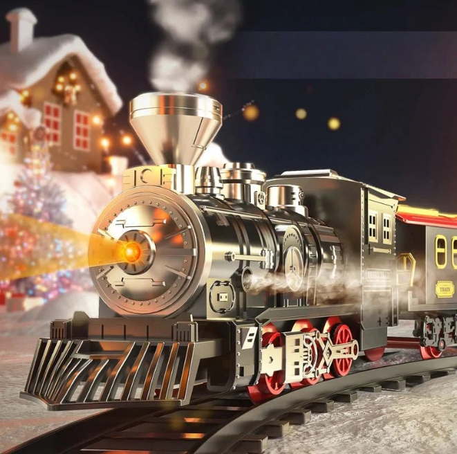 Image of Women's Electric Toy Train Set