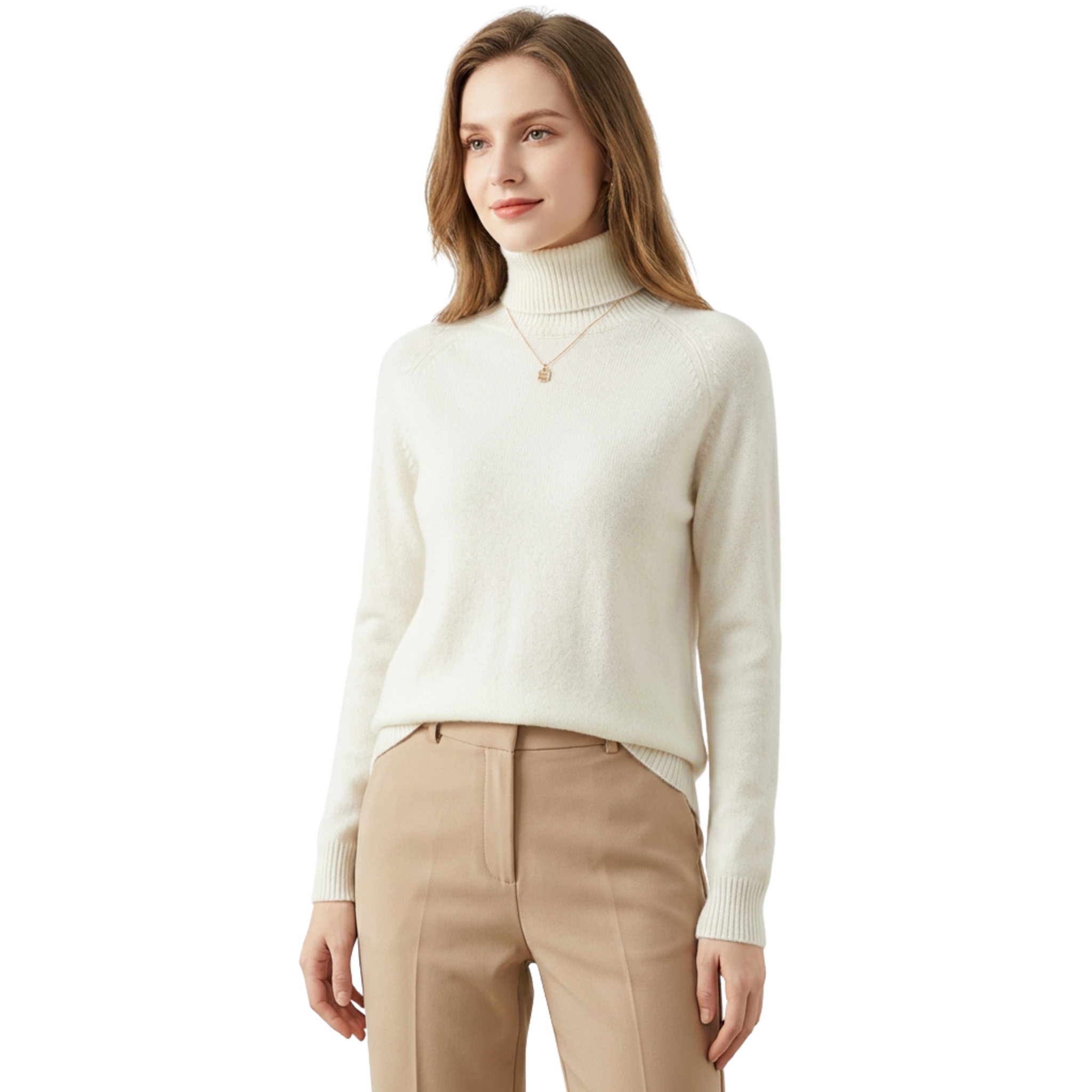 Image of Women's Fitted Turtleneck Sweater