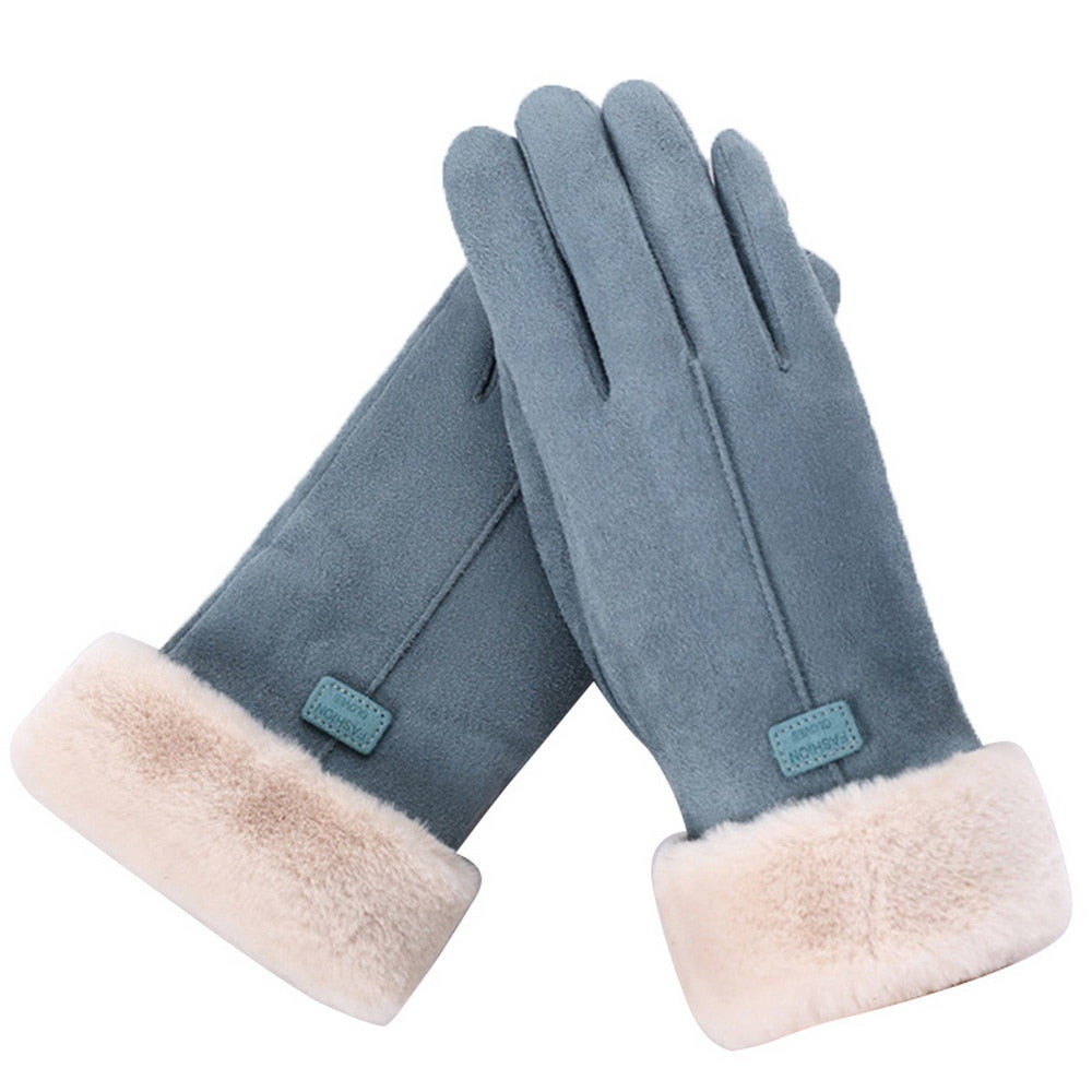 Image of Women's Fleece Lined Winter Gloves