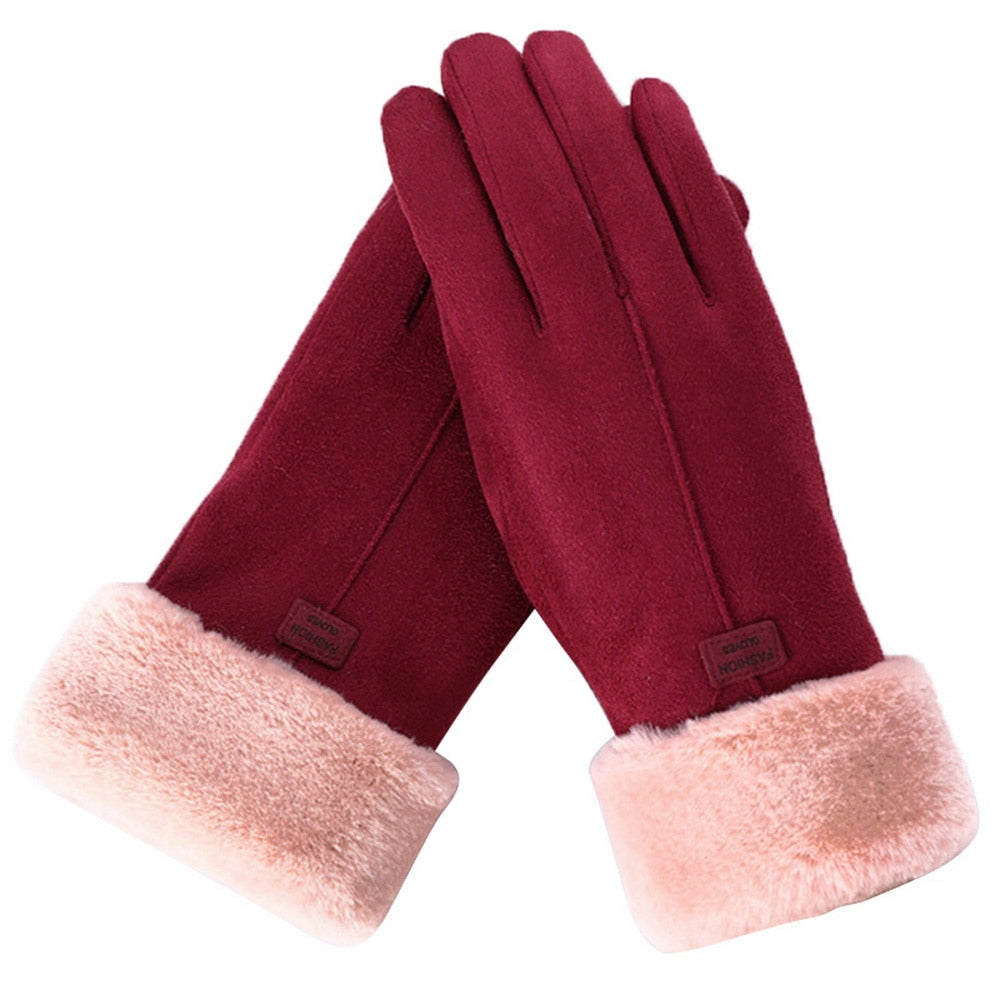 Image of Women's Fleece Lined Winter Gloves