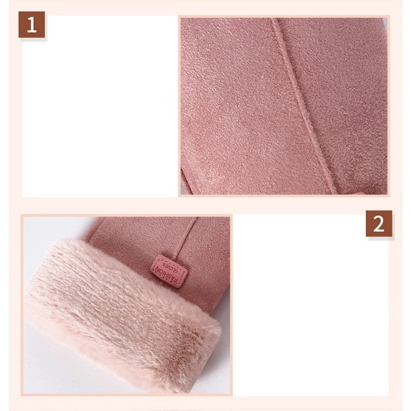 Image of Women's Fleece Lined Winter Gloves