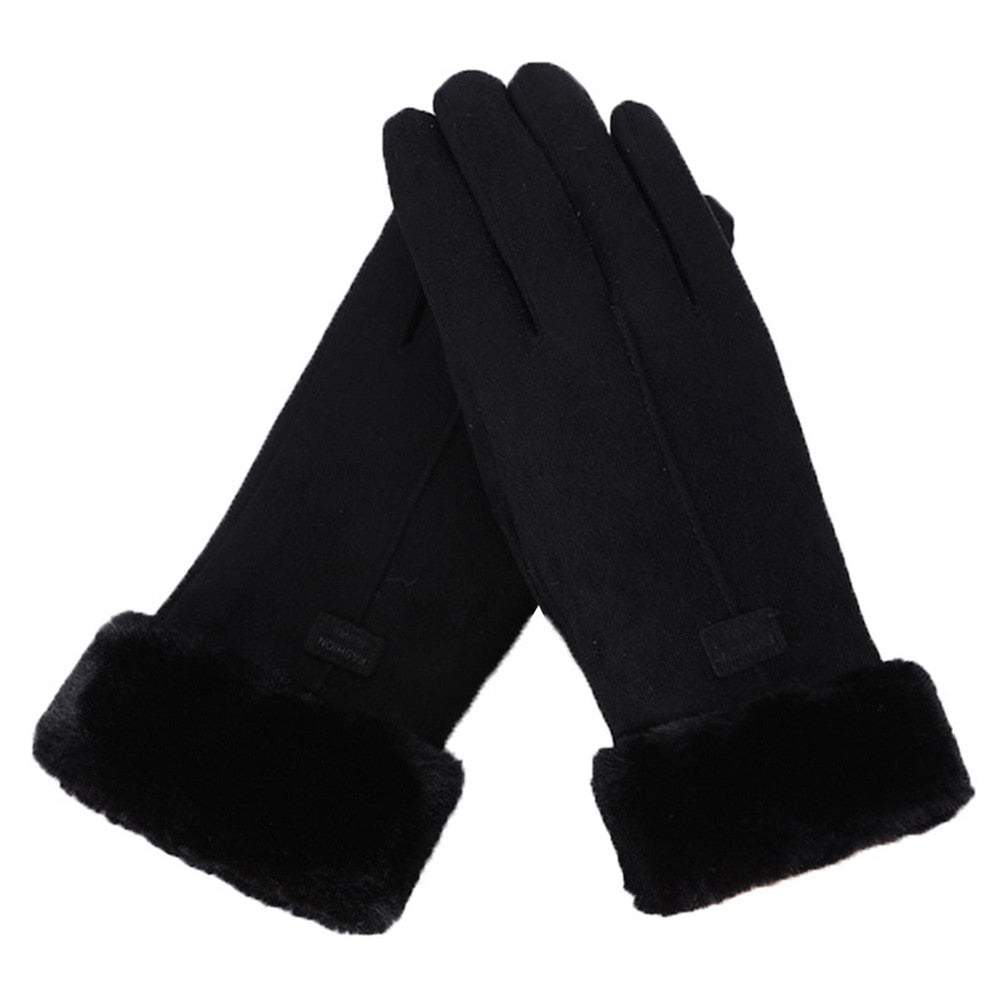 Image of Women's Fleece Lined Winter Gloves