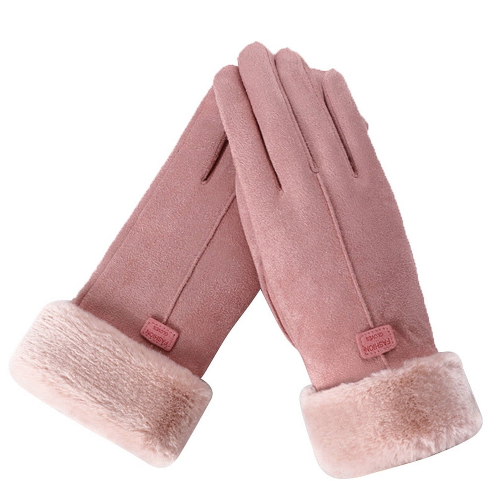 Image of Women's Fleece Lined Winter Gloves