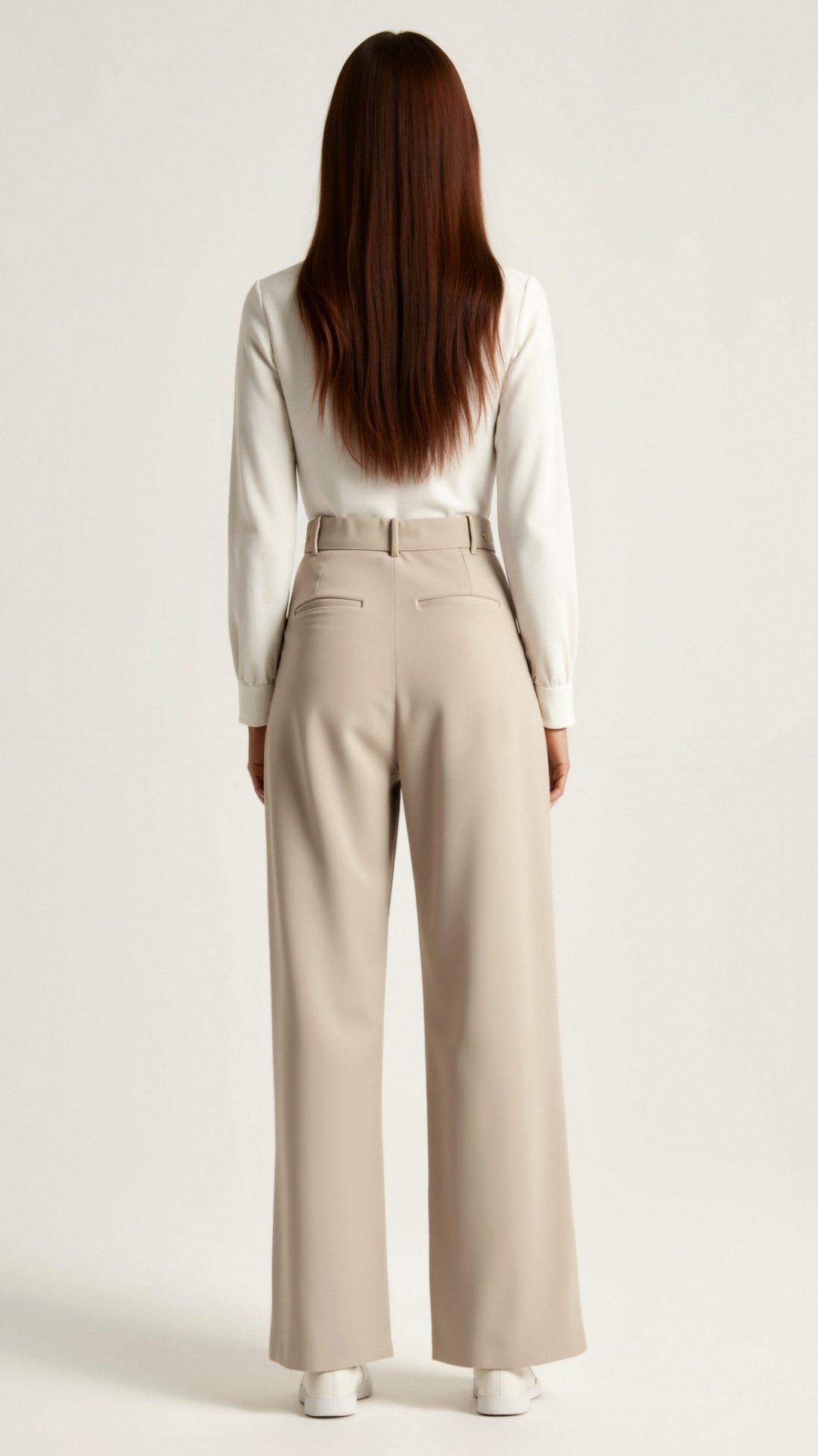 Image of Women's High-Waisted Pleated Wide Leg Pants
