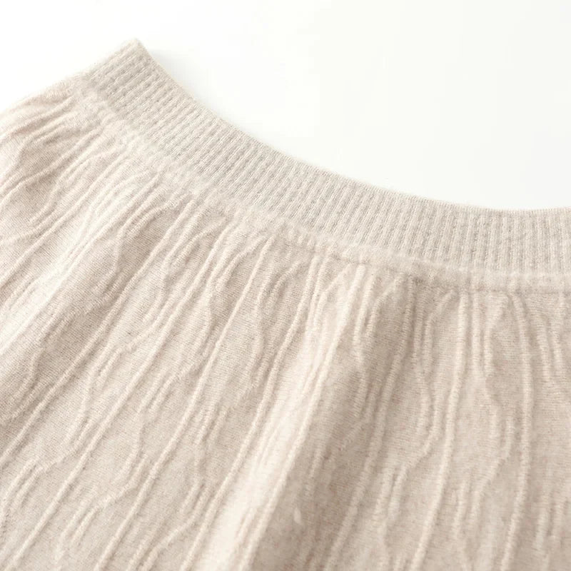 Image of Women's Knit A-Line Midi Skirt