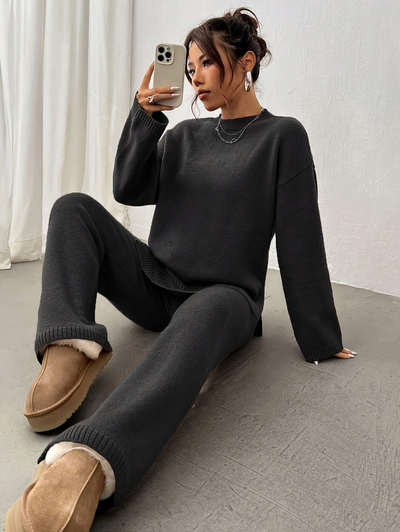 Image of Women's Knit Two-Piece Set