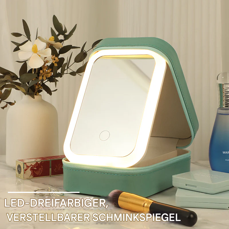 Image of Women's LED Makeup Mirror Cosmetic Organizer