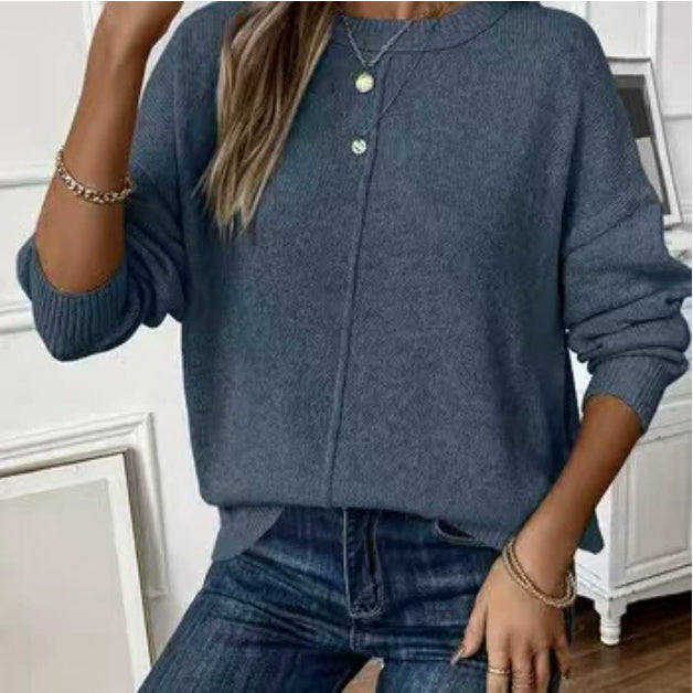 Image of Women's Relaxed Fit Crewneck Sweater