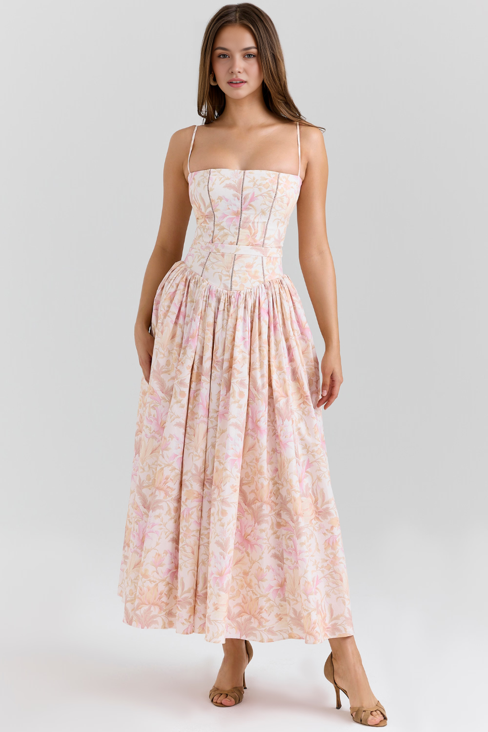 Image of Women's Sleeveless A-Line Maxi Dress