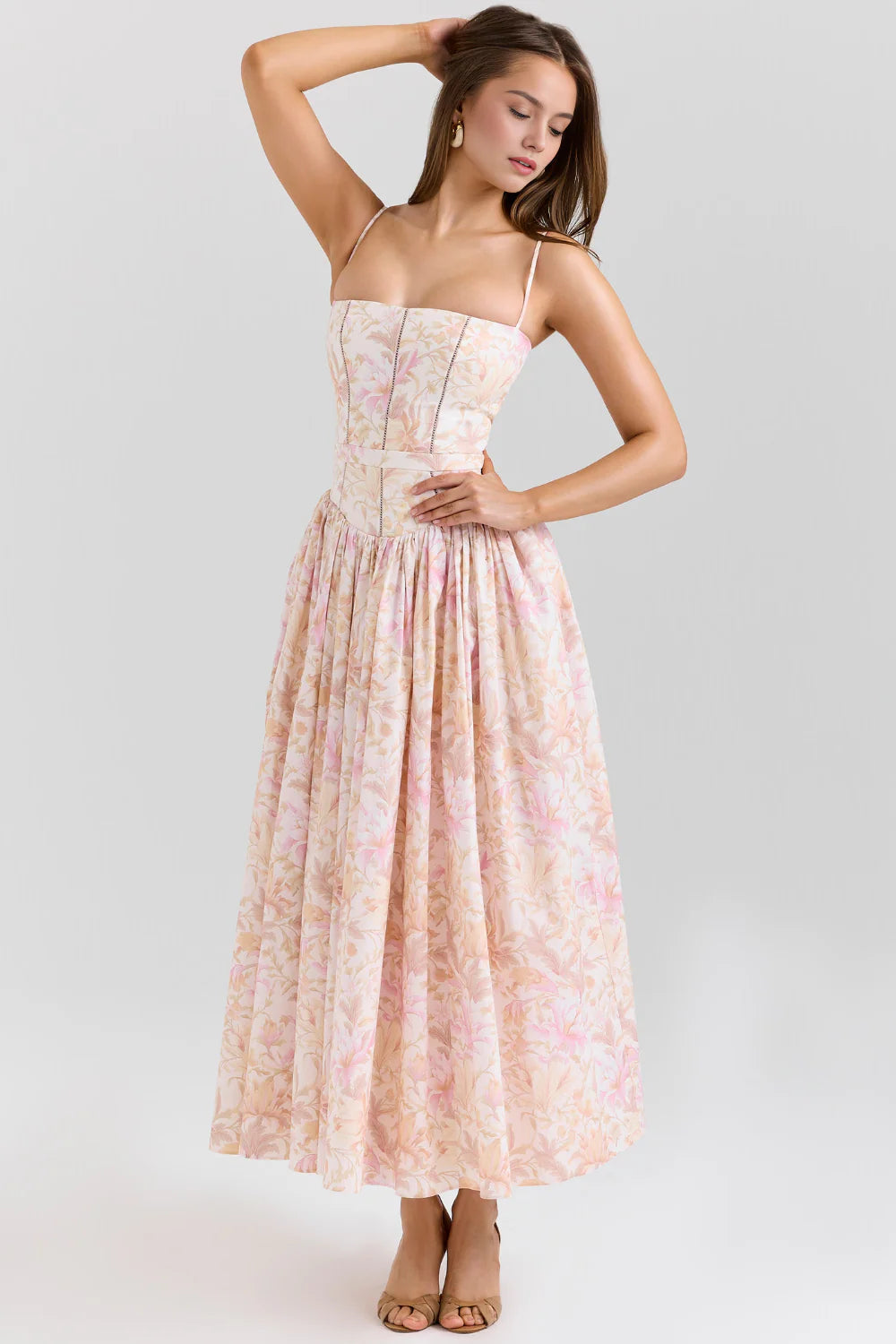 Image of Women's Sleeveless A-Line Maxi Dress