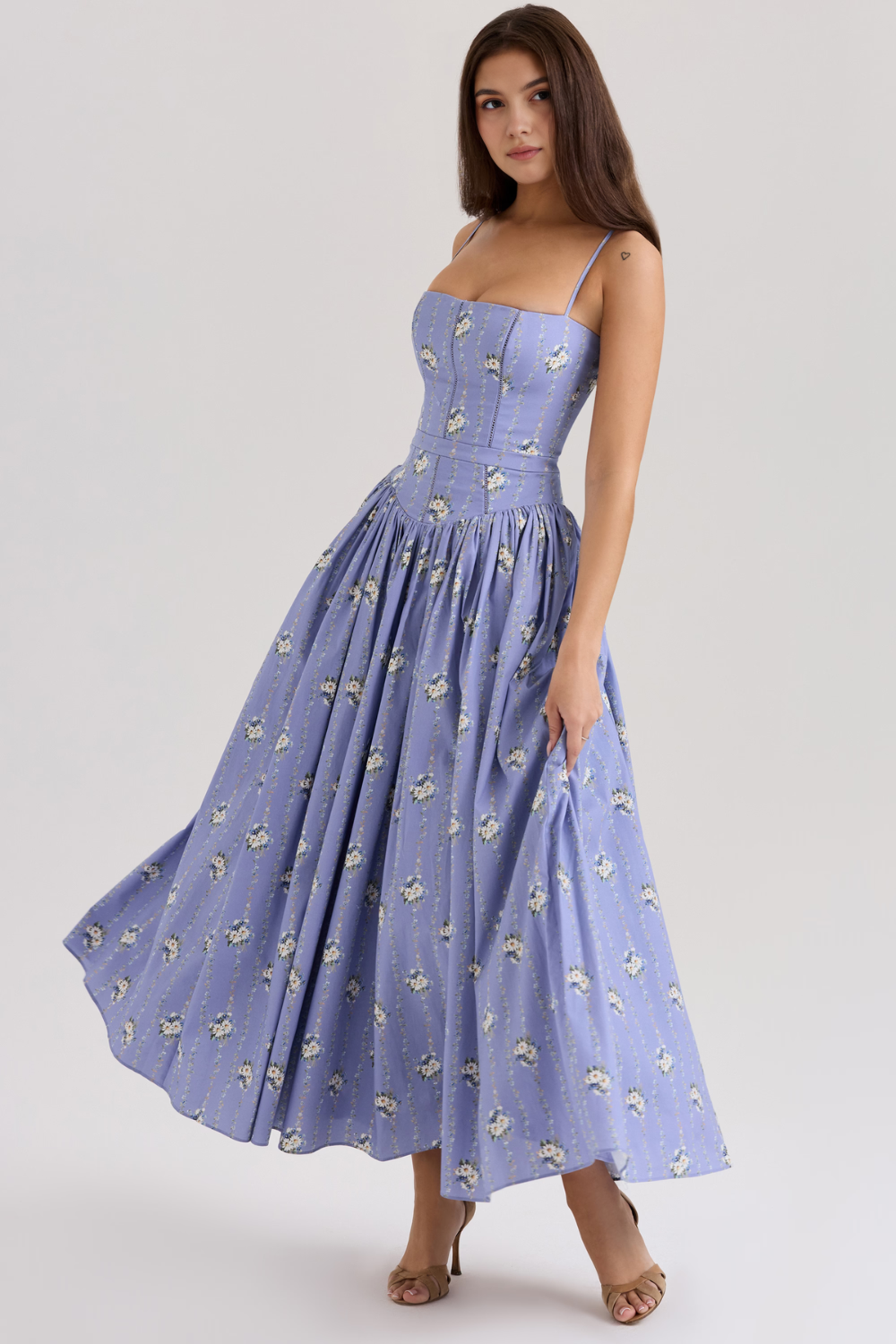 Image of Women's Sleeveless A-Line Maxi Dress