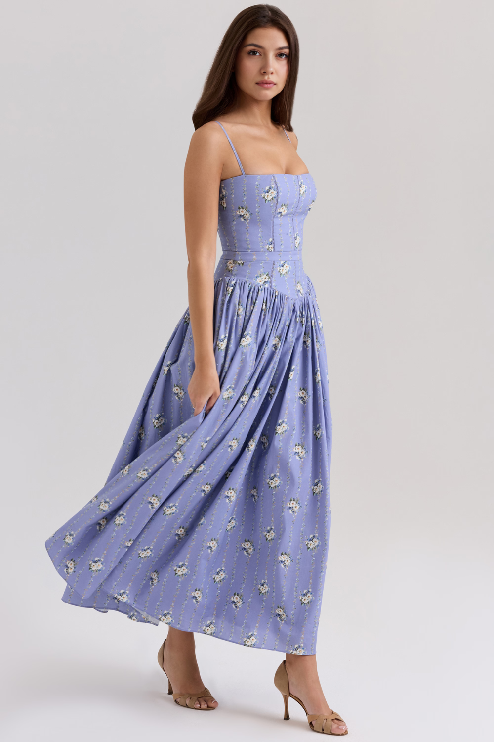 Image of Women's Sleeveless A-Line Maxi Dress
