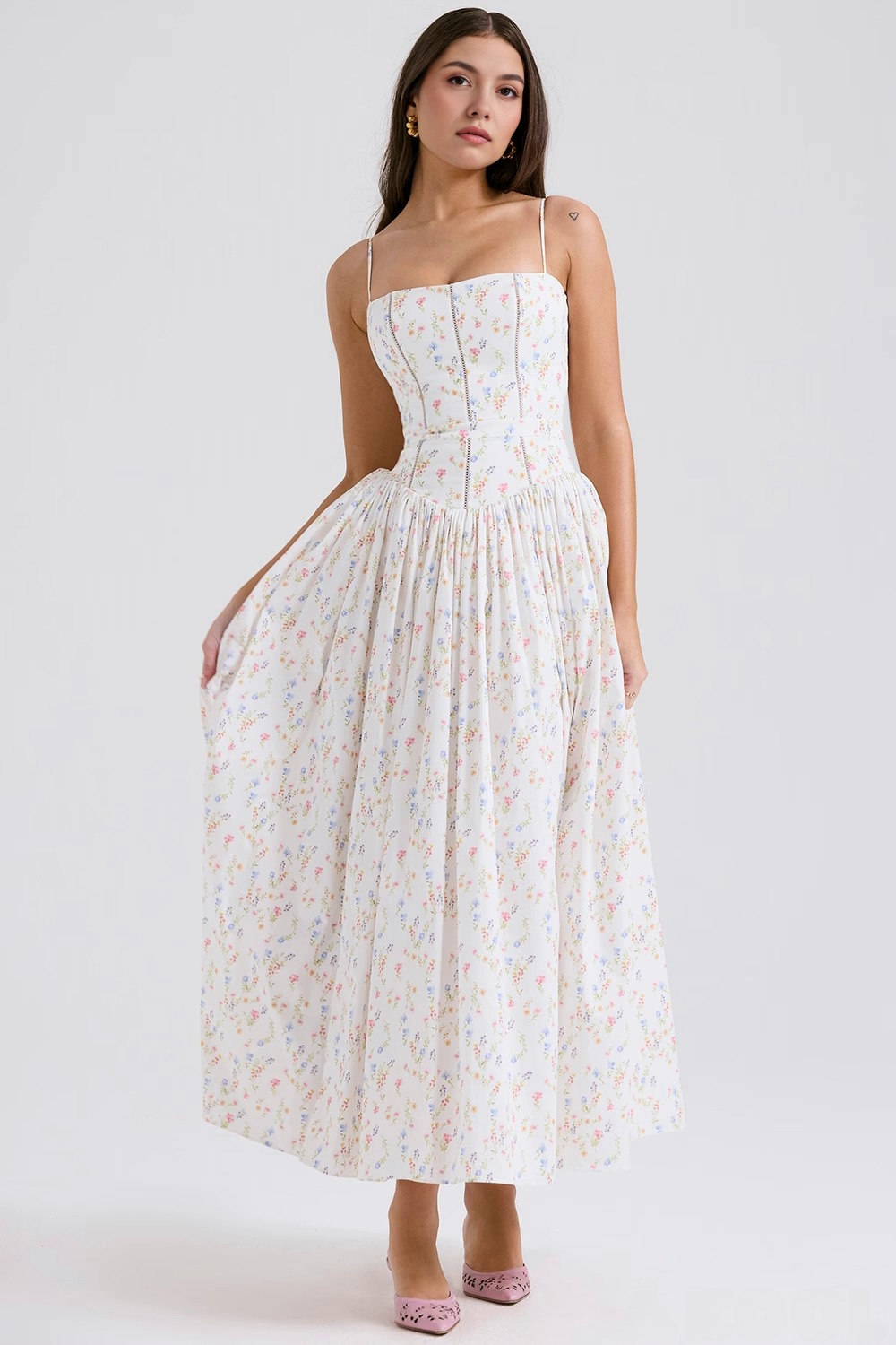 Image of Women's Sleeveless A-Line Maxi Dress