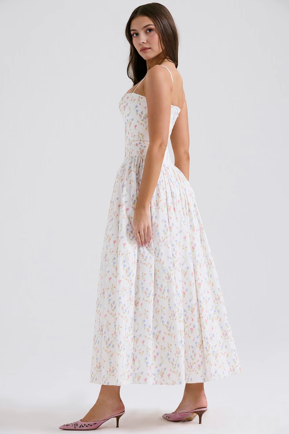 Image of Women's Sleeveless A-Line Maxi Dress