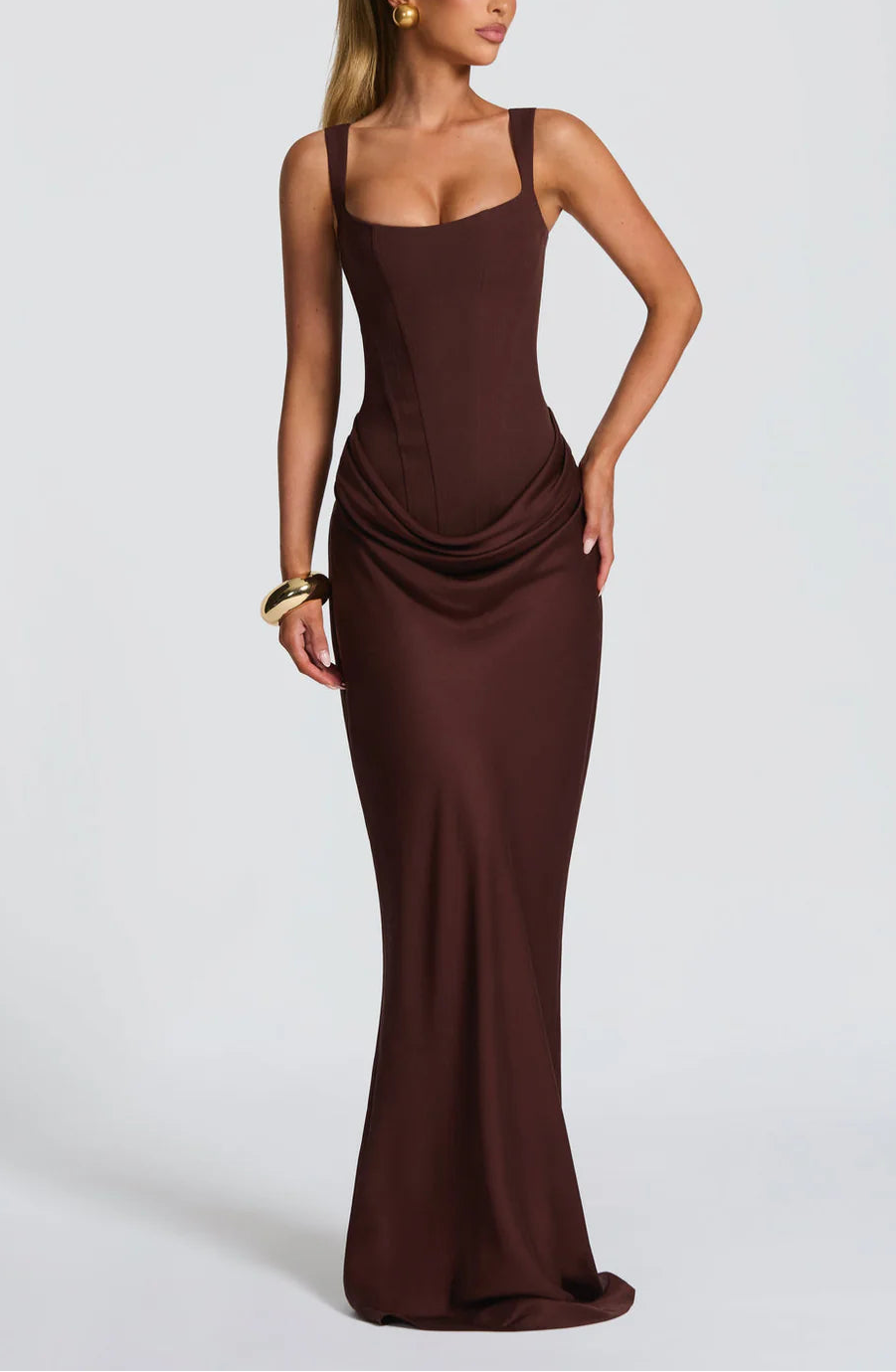 Image of Women's Sleeveless Bodycon Midi Dress