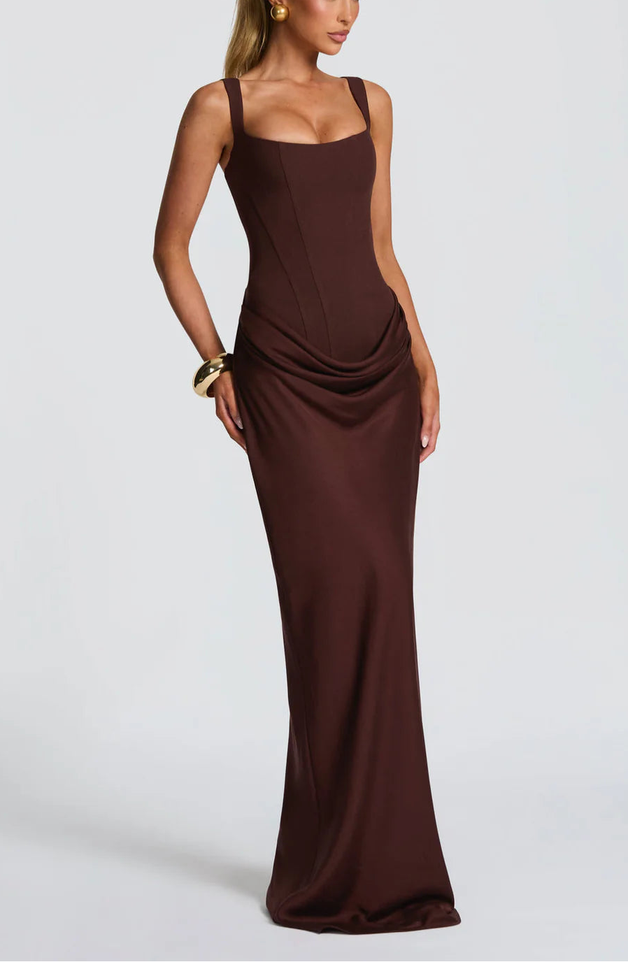 Image of Women's Sleeveless Bodycon Midi Dress