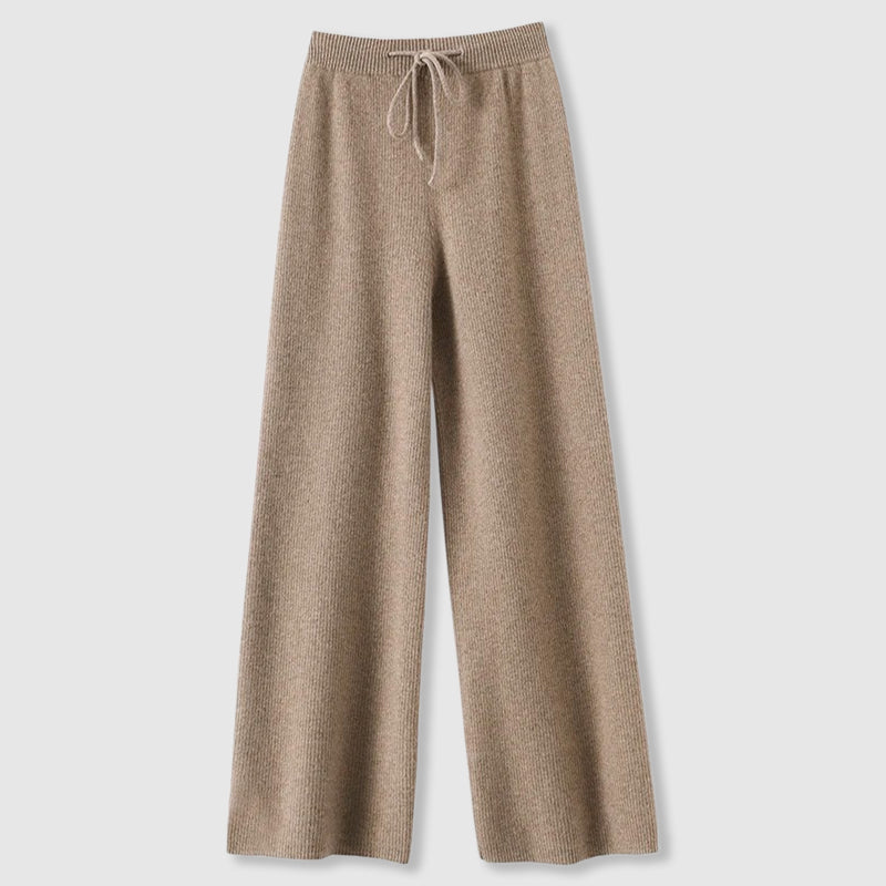 Image of Women's Wide-Leg Cashmere Pants