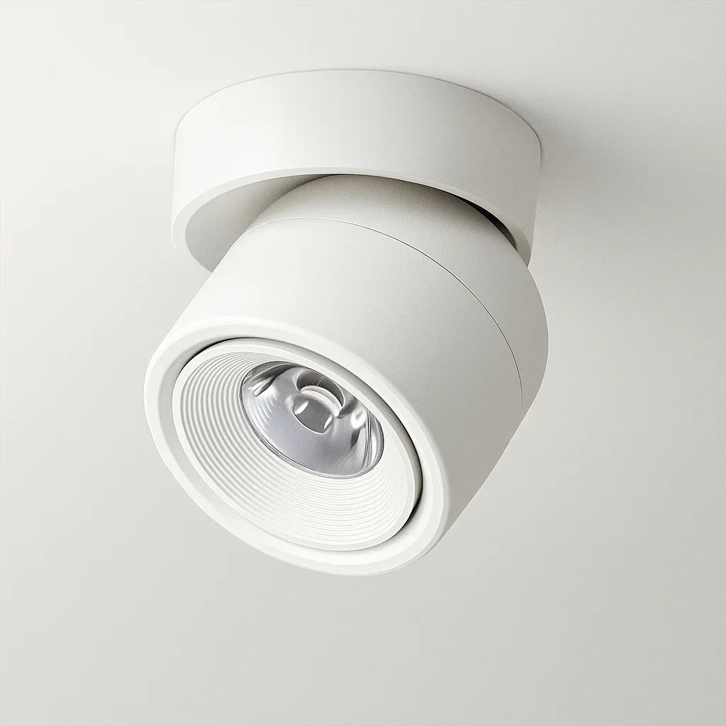 LED nastaviteľný stropný reflektor hliník