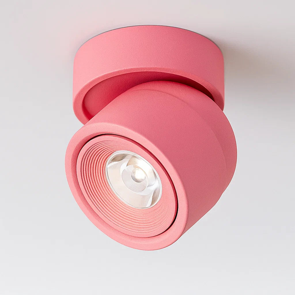 LED nastaviteľný stropný reflektor hliník