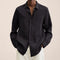 Giovanni Men's Shirt - Breathable Linen, Long Sleeves, Classic and Elegant Design
