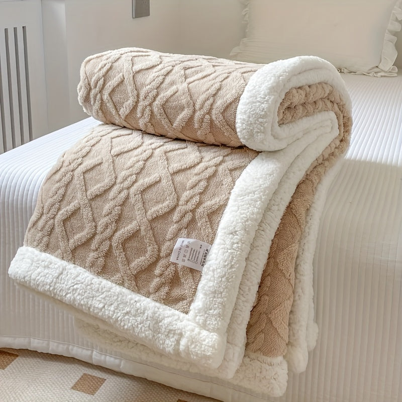CozyNest - Reversible Fleece Blanket