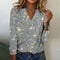 Sequined V-Neck Top | Sumptuous Sparkling Detail
