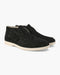 Mocasines de ante de caña media para hombre | Zapatos informales sin cordones con suela de goma flexible | Calzado para el día a día, a la altura del tobillo y transpirable