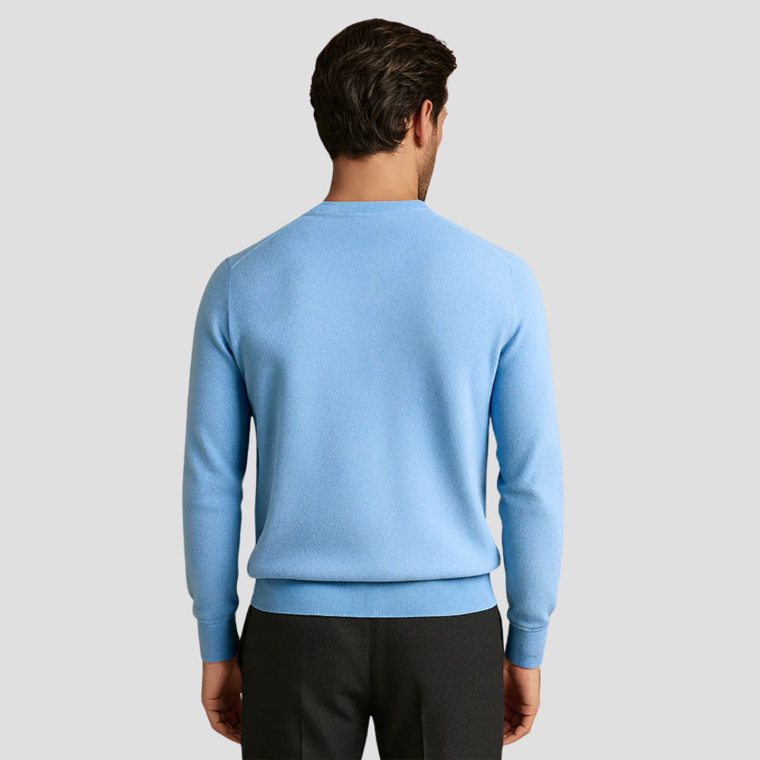 Men's cashmere sweaters - A classic crewneck with timeless elegance