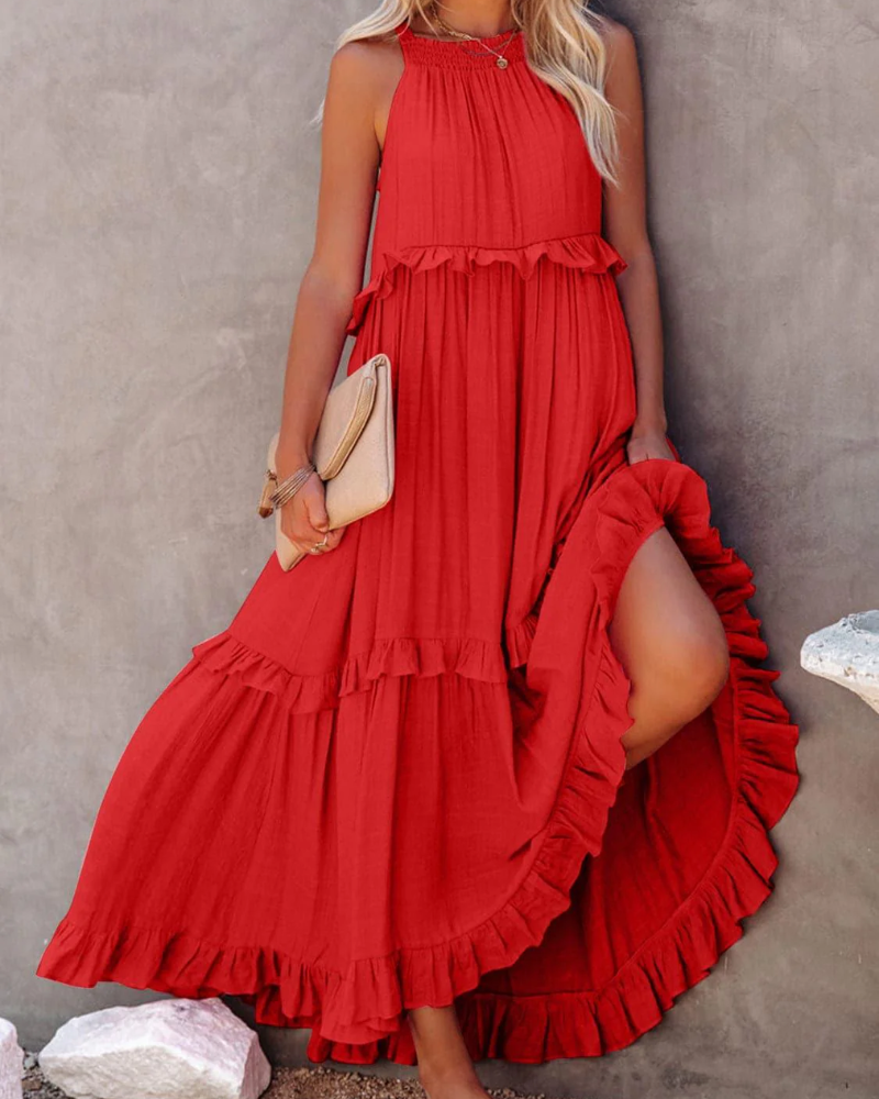 Elegant Flowy Maxi Dress | Flattering Fit