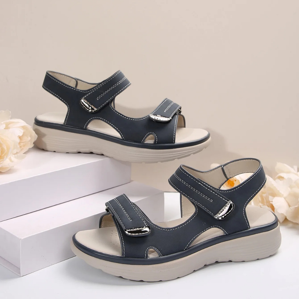 Women's Orthopedic Sandals with Adjustable Straps | Comfortable Walking Shoes for Daily Wear and Supportive Summer Footwear