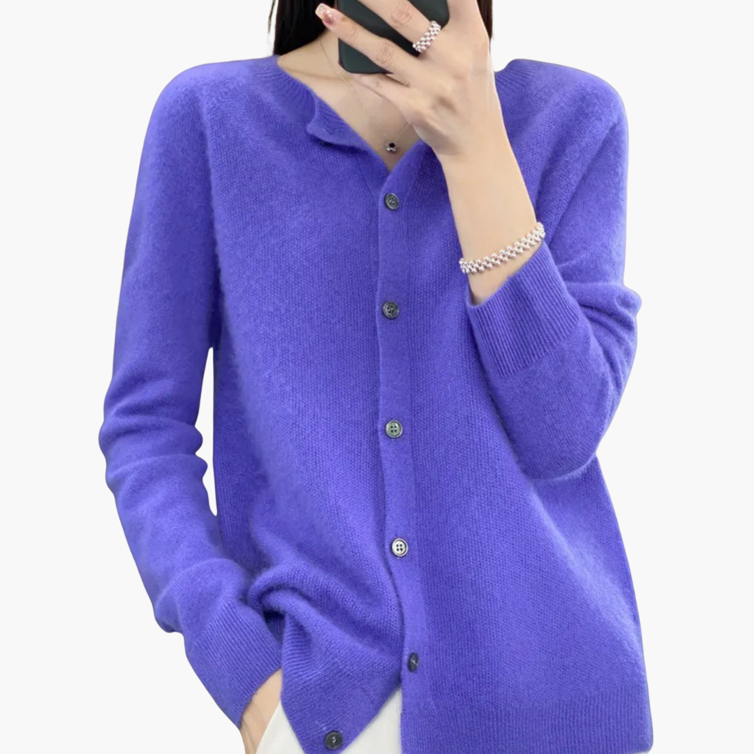Women's cashmere cardigan