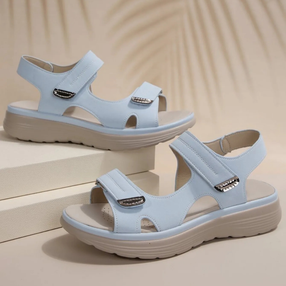 Women's Orthopedic Sandals with Adjustable Straps | Comfortable Walking Shoes for Daily Wear and Supportive Summer Footwear