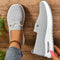 Baskets sans lacets pour femme avec bout large | Chaussures de marche confortables pour tous les jours | Baskets légères et sportives pour un usage quotidien