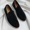Ανδρικά vintage loafers | Κλασικά παπούτσια χωρίς κορδόνια από δερματίνη με χειροποίητες ραφές | Άνετα παπούτσια για καθημερινή χρήση και επίσημες περιστάσεις