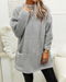 Varm lang sweater til kvinder