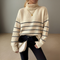 Maglione a collo alto da donna, caldo