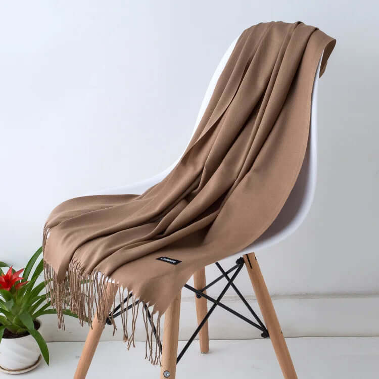Dámský měkký šátek – lehký šátek na každodenní nošení – velký oversized šátek pro vrstvení – měkký a hřejivý zimní šátek