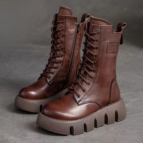 Eleganckie buty zimowe Womens Premium - stylowe ocieplane buty dla kobiet