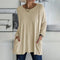 Elegant oversize-trøje med praktiske sidelommer