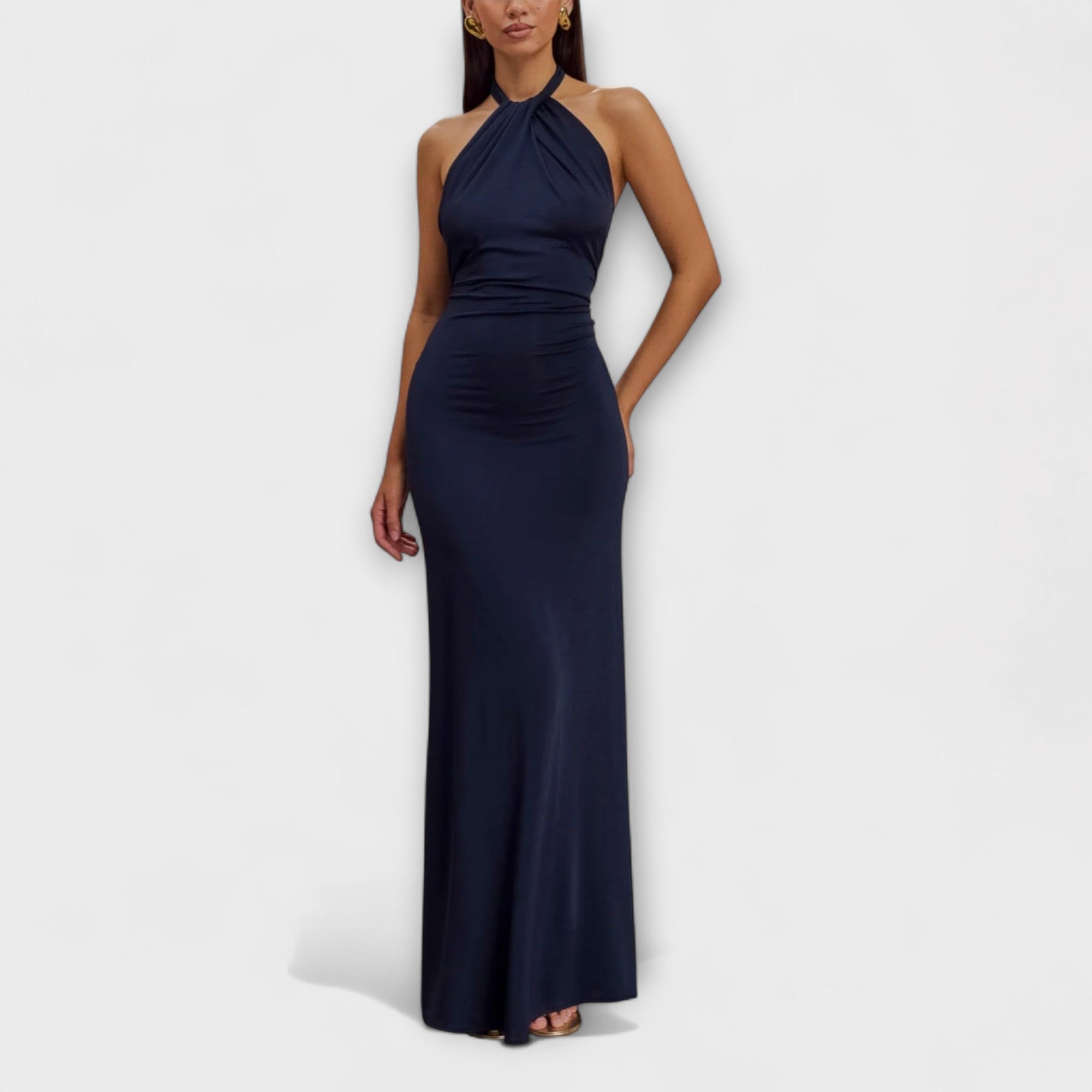 Cleo - Robe longue dos nu fluide