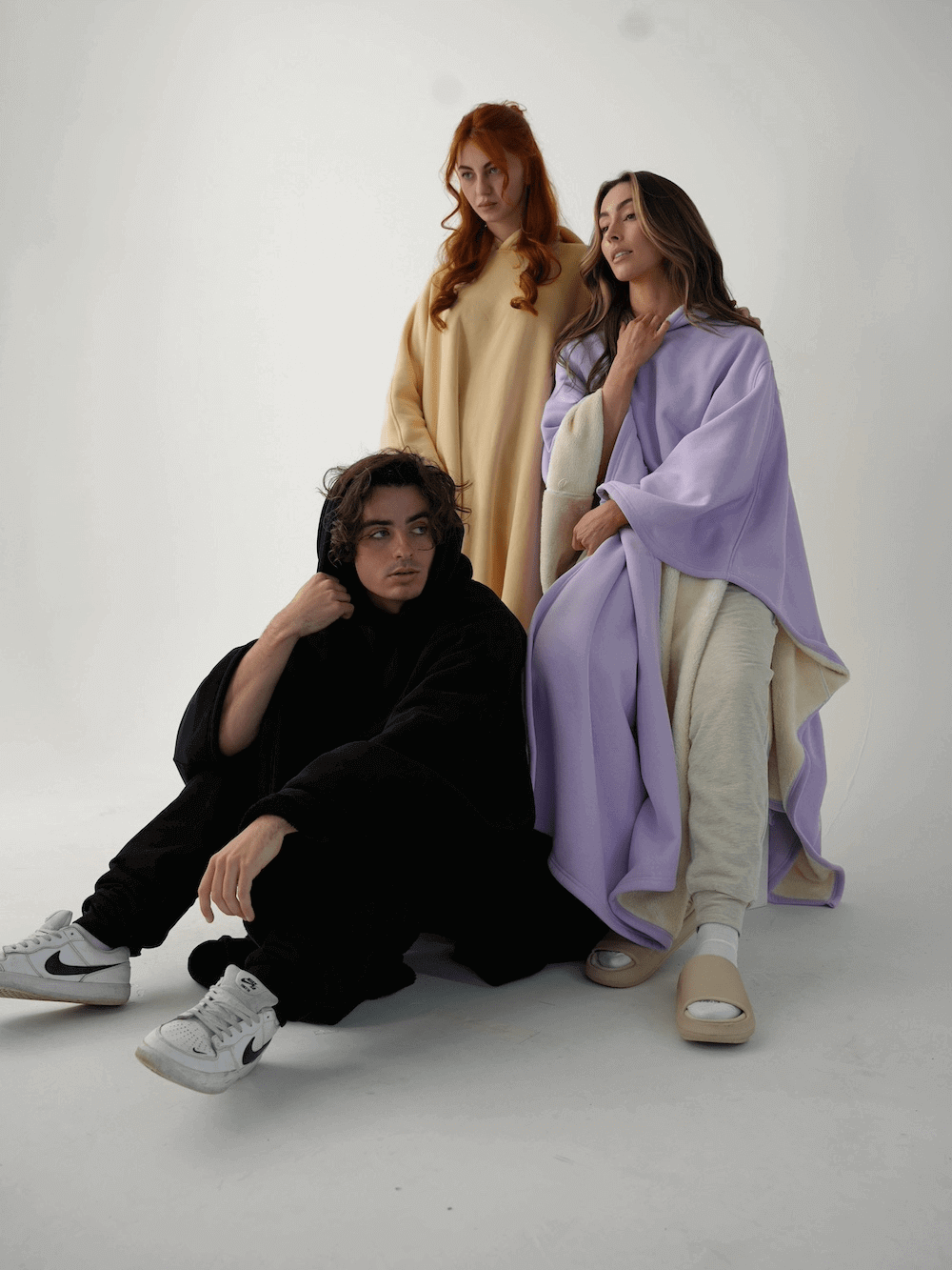 Oversized Hooded Blanket for Women - Image 14