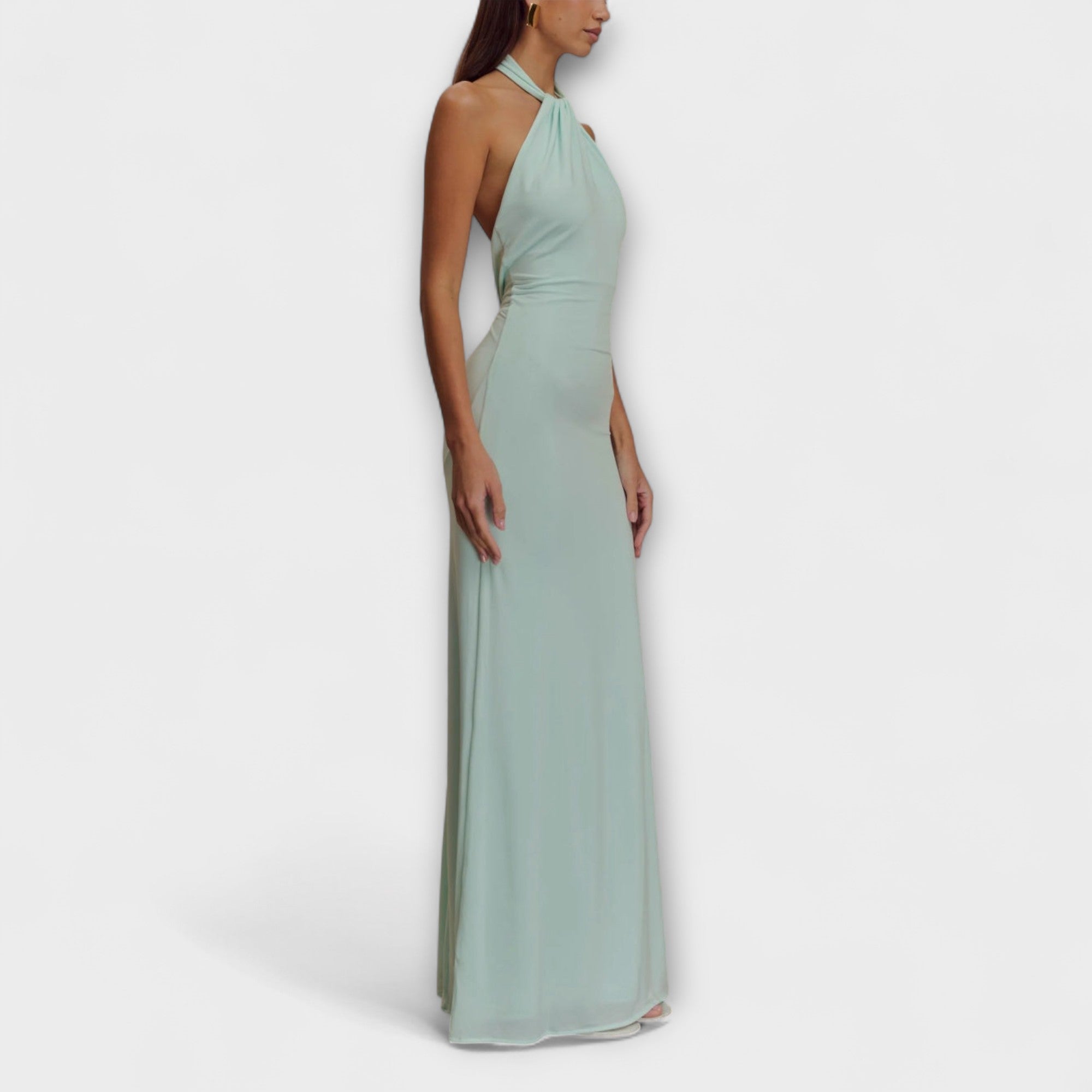 Cleo - Robe longue dos nu fluide