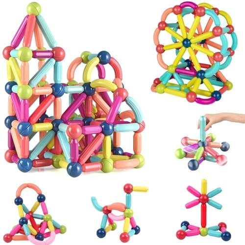 MagnaFun Blocks - Jouets magnétiques pour un jeu créatif et éducatif
