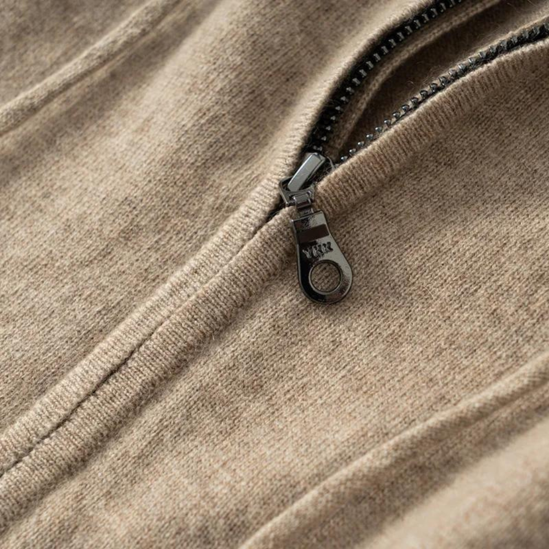 Full Zip Knit Hoodie for Men - Image 3