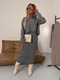 Ball bearings Knitted dress for ladies