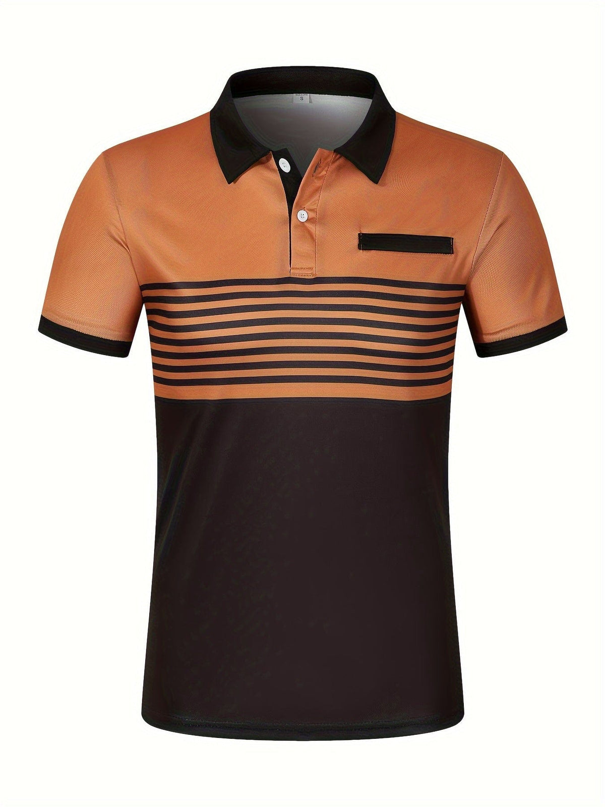 Louis｜Men's summer polo with stripes