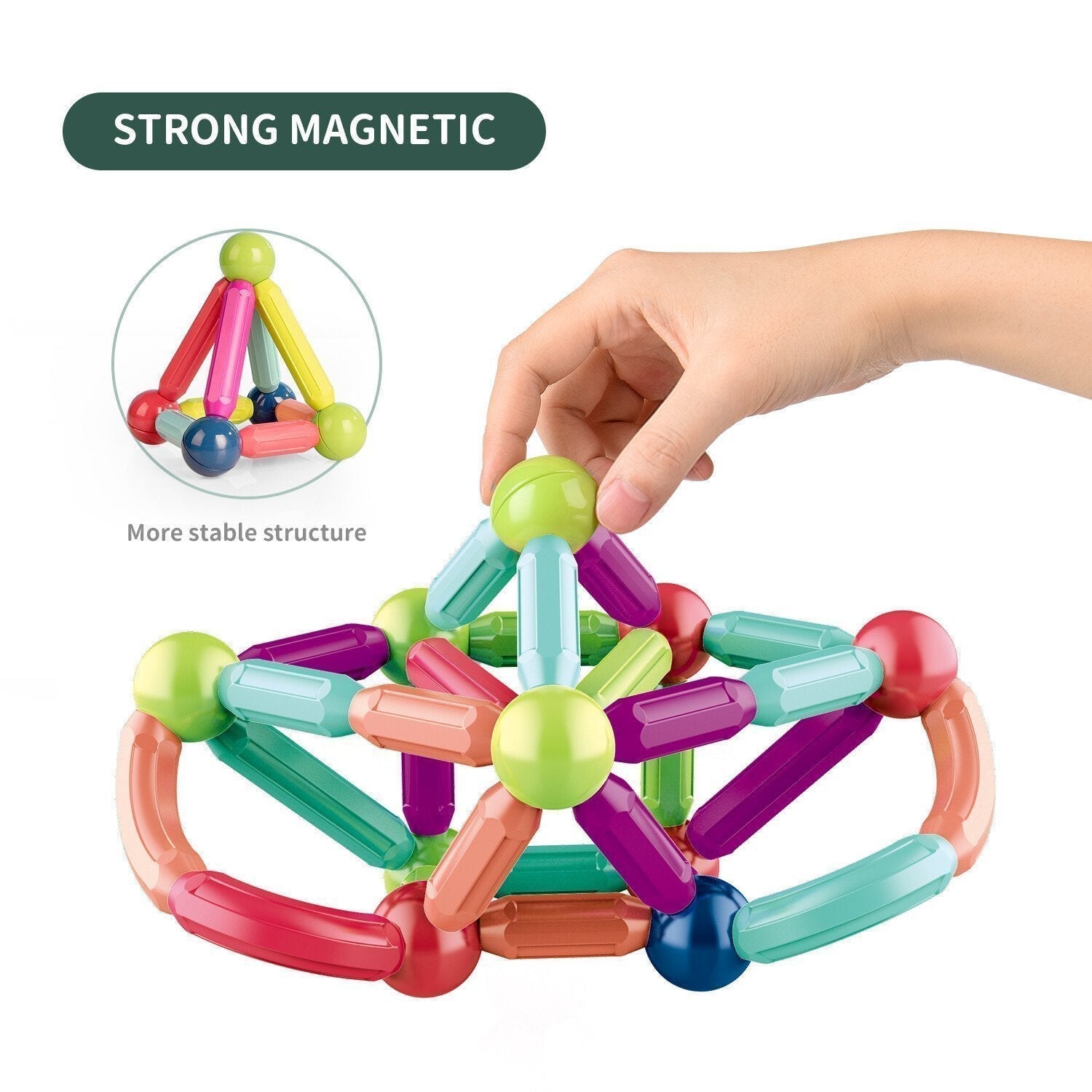 MagnaFun Blocks - Jouets magnétiques pour un jeu créatif et éducatif