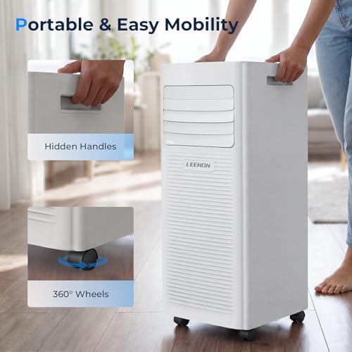 Przenośny klimatyzator 3 w 1 o wydajności 9000 BTU do sypialni