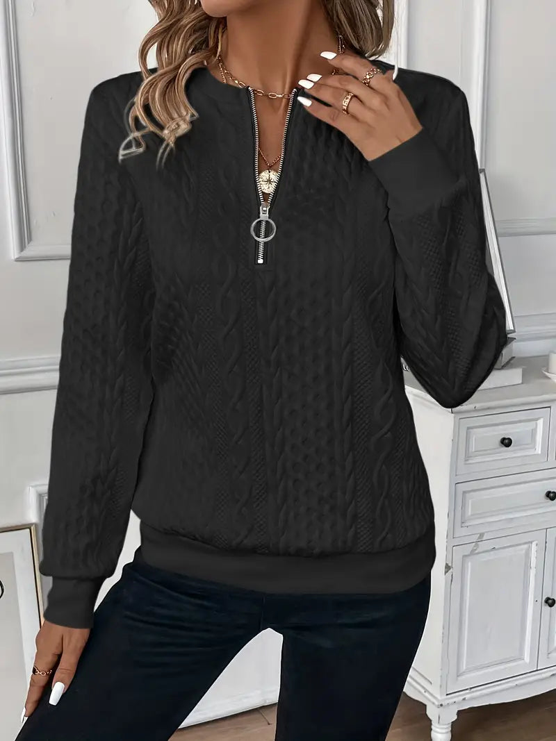 Elegant knitted sweater