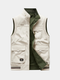 Chaleco de algodón 100 % para hombre | Chaqueta ligera sin mangas con 5 bolsillos | Chaleco informal transpirable con múltiples bolsillos para hombre